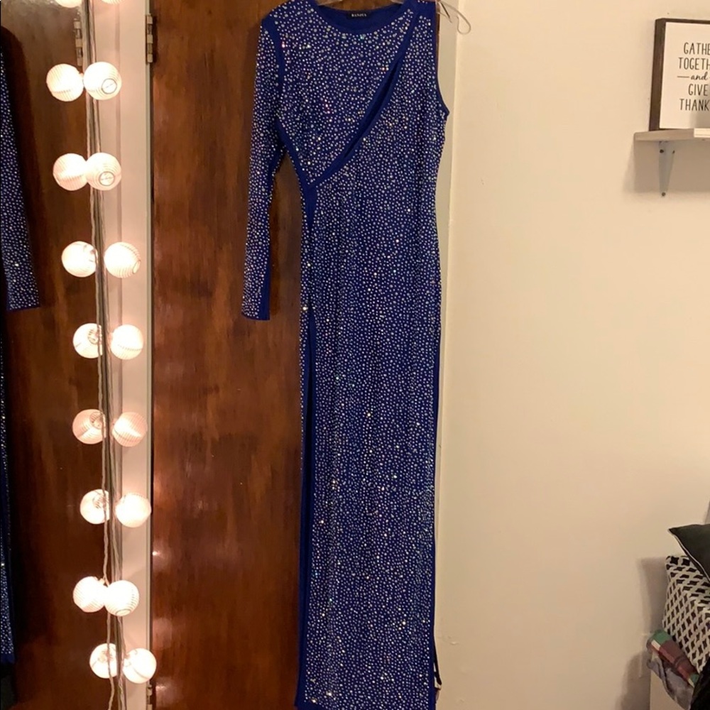 Royal blue prom dress